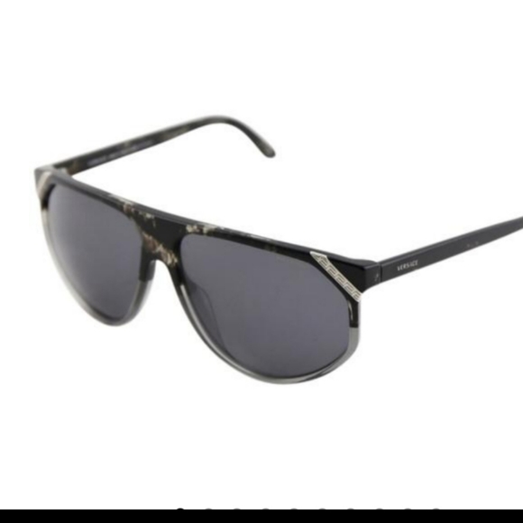 AUTHENTIC Versace Gray Havana Polarized Sunglasses - Picture 9 of 14